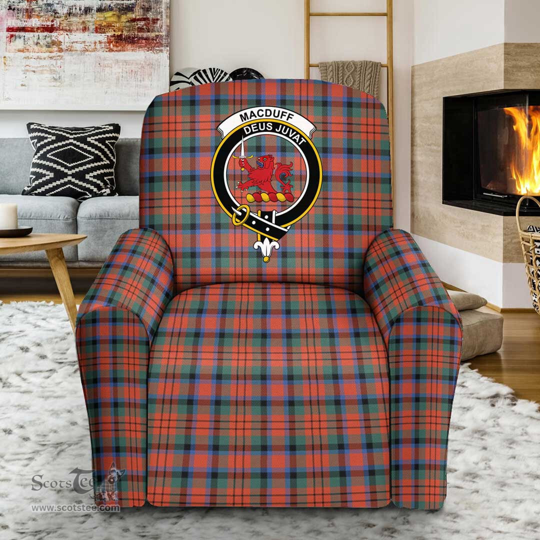Scottish MacDougall Modern Clan Crest Tartan Sofa and Chair Slipcover