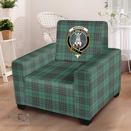 Scottish MacLean Hunting Ancient Clan Crest Tartan Sofa and Chair Slipcover
