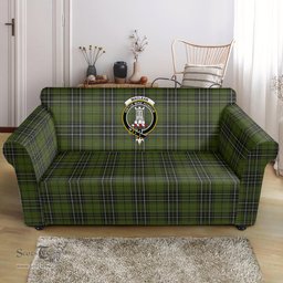 Scottish MacLean Hunting Clan Crest Tartan Sofa and Chair Slipcover