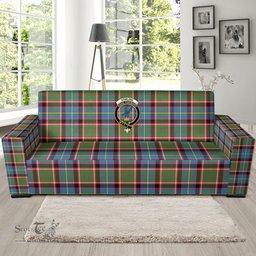 Scottish Stirling Bannockburn District Clan Crest Tartan Sofa and Chair Slipcover