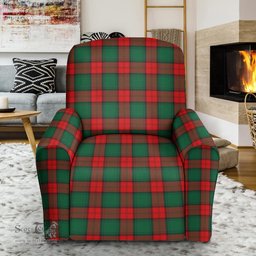 Scottish Stewart Atholl Modern Clan Crest Tartan Sofa and Chair Slipcover