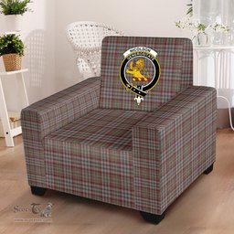 Scottish Nicolson Hunting Weathered Clan Crest Tartan Sofa and Chair Slipcover