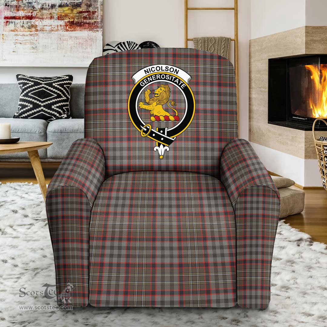 Scottish Nicolson Hunting Ancient Clan Tartan Sofa and Chair Slipcover