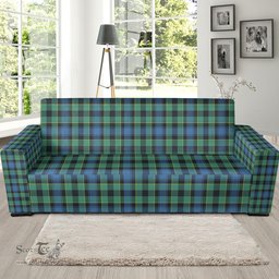 Scottish Mouat Clan Tartan Sofa and Chair Slipcover