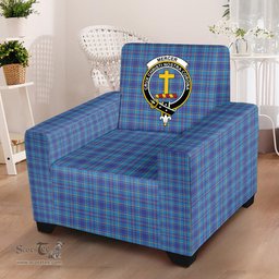 Scottish Mercer Modern Clan Crest Tartan Sofa and Chair Slipcover