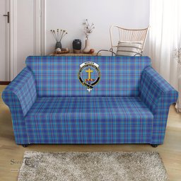 Scottish Mercer Modern Clan Crest Tartan Sofa and Chair Slipcover