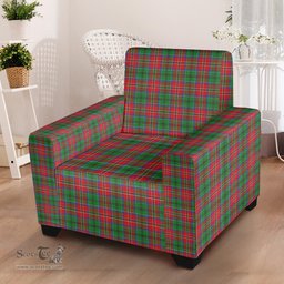 Scottish McCulloch Clan Tartan Sofa and Chair Slipcover
