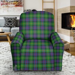 Scottish Sutherland Weathered Clan Crest Tartan Sofa and Chair Slipcover