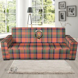Scottish Stewart Royal Ancient Clan Crest Tartan Sofa and Chair Slipcover