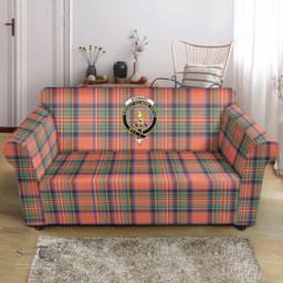 Scottish Stewart Royal Ancient Clan Crest Tartan Sofa and Chair Slipcover