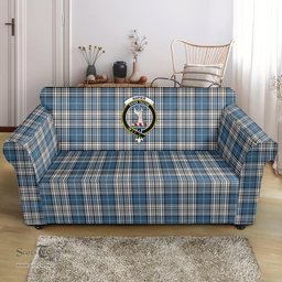 Scottish Napier Modern Clan Crest Tartan Sofa and Chair Slipcover
