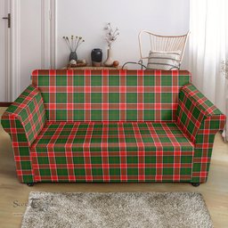 Scottish Pollock Modern Clan Tartan Sofa and Chair Slipcover