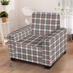 Scottish Stewart Dress Ancient Clan Tartan Sofa and Chair Slipcover