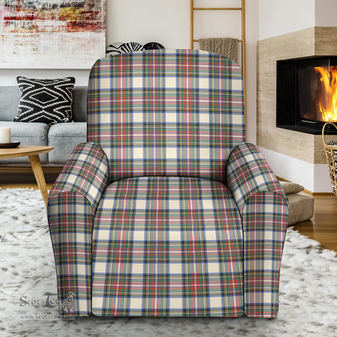 Scottish Stewart Dress Ancient Clan Crest Tartan Sofa and Chair Slipcover