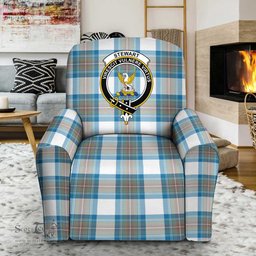 Scottish Stewart Hunting Weathered Clan Tartan Sofa and Chair Slipcover