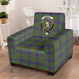 Scottish Stewart of Appin Hunting Modern Clan Crest Tartan Sofa and Chair Slipcover