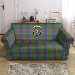 Scottish Stewart of Appin Hunting Modern Clan Crest Tartan Sofa and Chair Slipcover