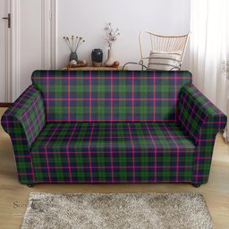 Scottish Urquhart Modern Clan Tartan Sofa and Chair Slipcover