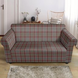 Scottish Nicolson Hunting Weathered Clan Tartan Sofa and Chair Slipcover