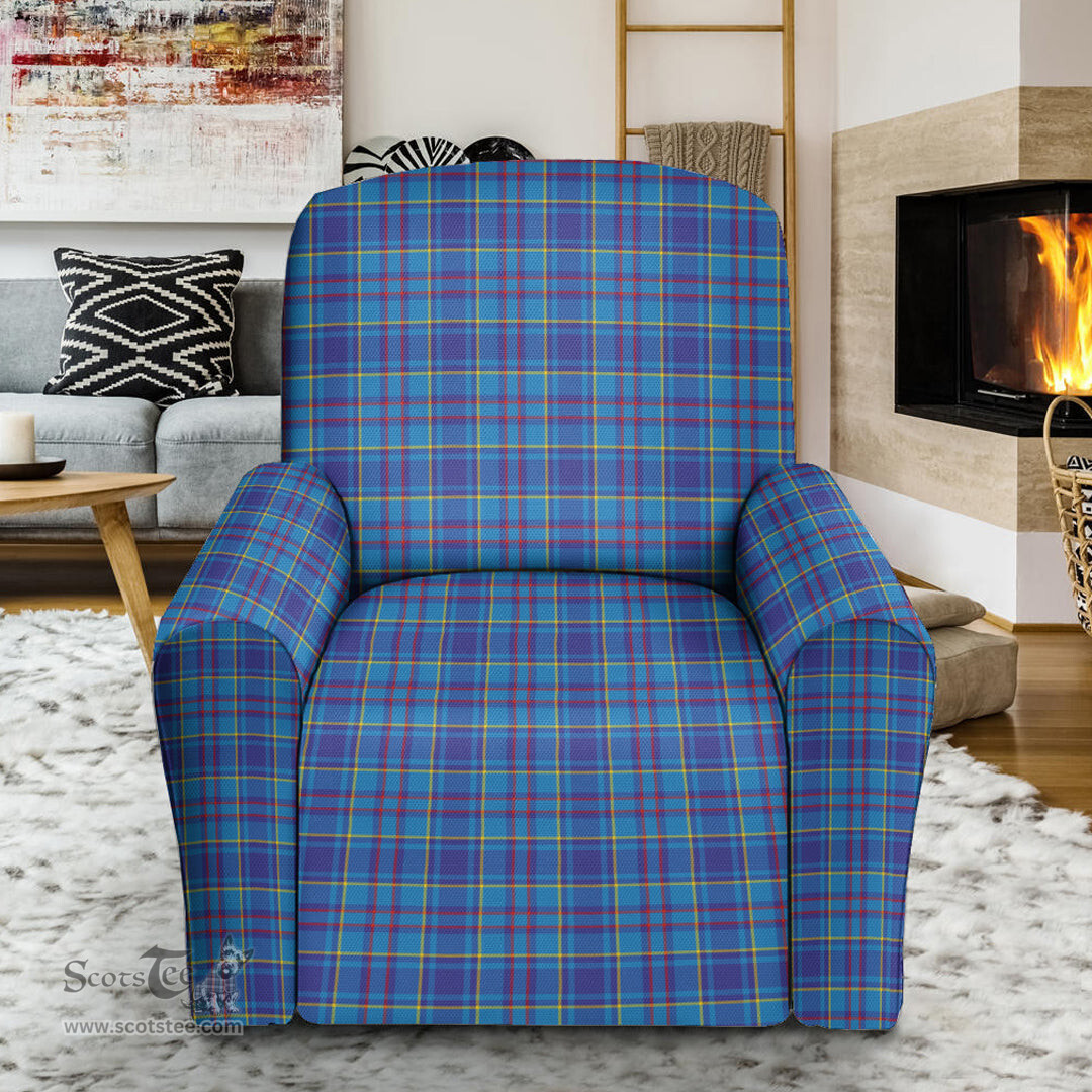 Scottish Mercer Modern Clan Crest Tartan Sofa and Chair Slipcover