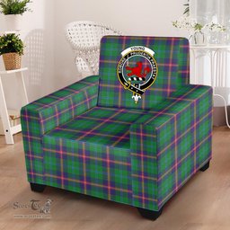 Scottish Young Modern Clan Crest Tartan Sofa and Chair Slipcover