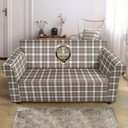 Scottish Stewart Dress Ancient Clan Crest Tartan Sofa and Chair Slipcover