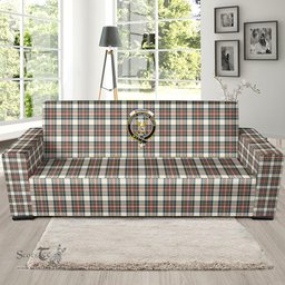 Scottish Stewart Dress Ancient Clan Crest Tartan Sofa and Chair Slipcover