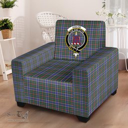 Scottish Ogilvie Hunting Modern Clan Crest Tartan Sofa and Chair Slipcover