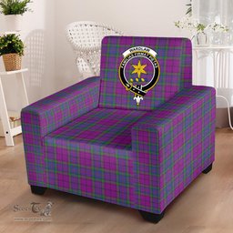 Scottish Wardlaw Modern Clan Crest Tartan Sofa and Chair Slipcover
