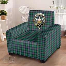 Scottish Urquhart Broad Red Ancient Clan Crest Tartan Sofa and Chair Slipcover