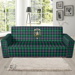 Scottish Urquhart Broad Red Ancient Clan Crest Tartan Sofa and Chair Slipcover
