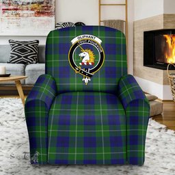 Scottish Oliphant Ancient Clan Crest Tartan Sofa and Chair Slipcover