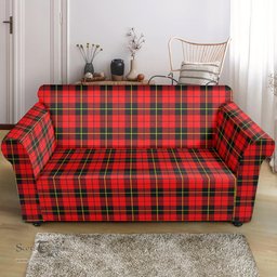 Scottish Wallace Hunting Red Clan Tartan Sofa and Chair Slipcover