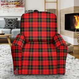 Scottish Wallace Hunting Red Clan Crest Tartan Sofa and Chair Slipcover