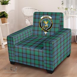 Scottish Stewart Old Ancient Clan Crest Tartan Sofa and Chair Slipcover