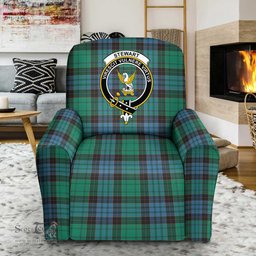Scottish Stewart of Appin Modern Clan Tartan Sofa and Chair Slipcover