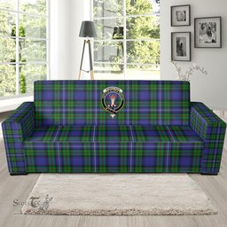 Scottish Robertson Hunting Modern Clan Crest Tartan Sofa and Chair Slipcover