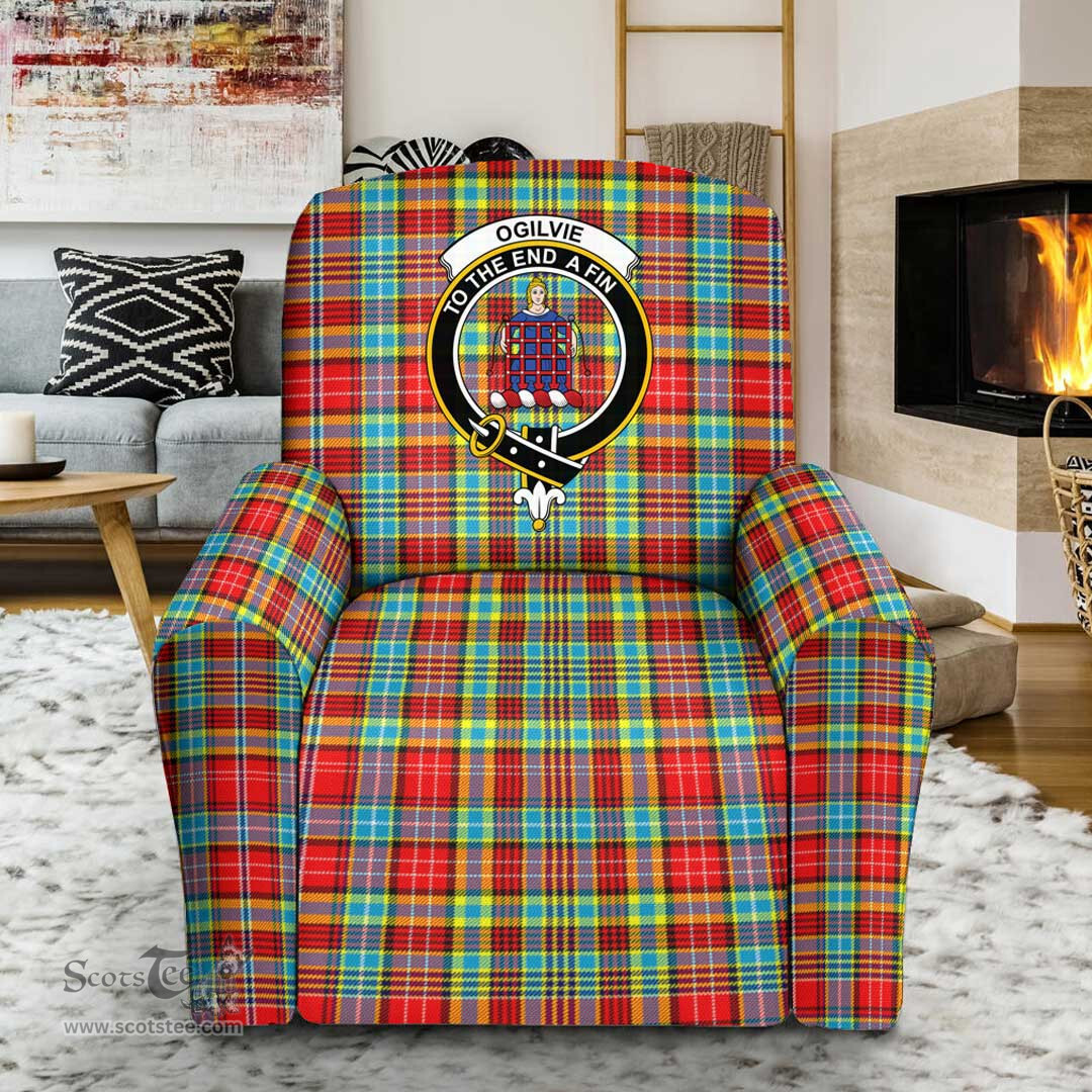 Scottish Ochterlony Clan Tartan Sofa and Chair Slipcover