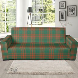 Scottish Menzies Green Ancient Clan Tartan Sofa and Chair Slipcover