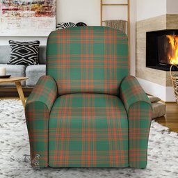Scottish Menzies Green Ancient Clan Crest Tartan Sofa and Chair Slipcover