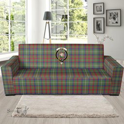 Scottish Shaw Green Modern Clan Crest Tartan Sofa and Chair Slipcover
