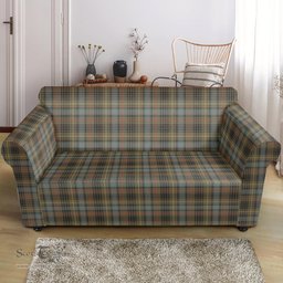 Scottish Stewart Hunting Weathered Clan Tartan Sofa and Chair Slipcover