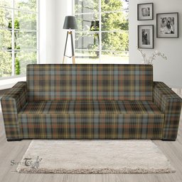 Scottish Stewart Hunting Weathered Clan Tartan Sofa and Chair Slipcover