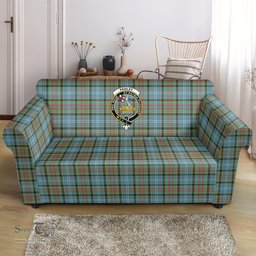 Scottish Paisley District Clan Crest Tartan Sofa and Chair Slipcover