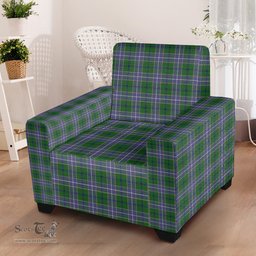 Scottish Wishart Hunting Modern Clan Tartan Sofa and Chair Slipcover