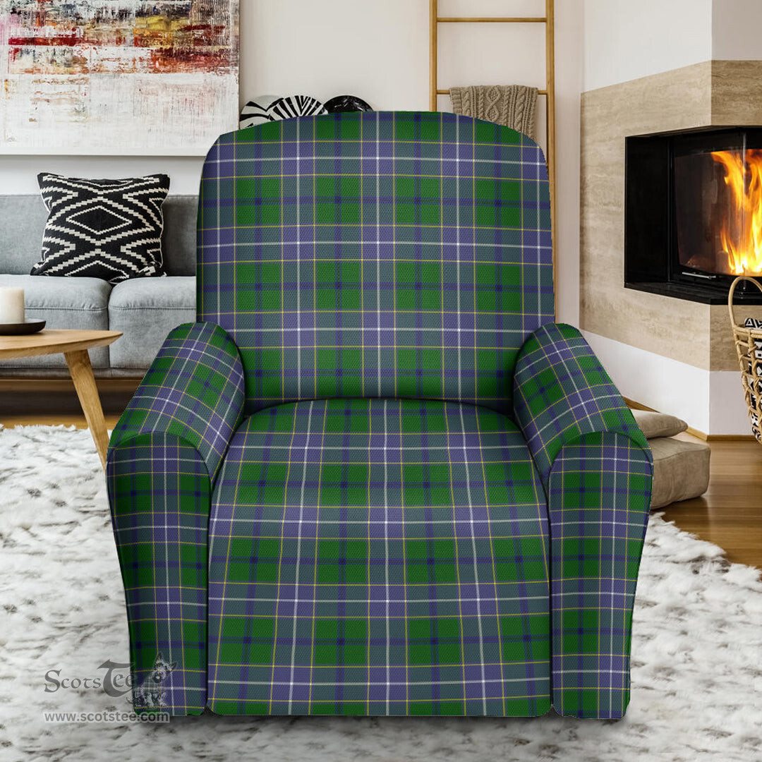 Scottish Wishart Hunting Modern Clan Crest Tartan Sofa and Chair Slipcover