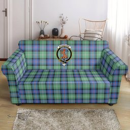 Scottish Sutherland Old Ancient Clan Crest Tartan Sofa and Chair Slipcover