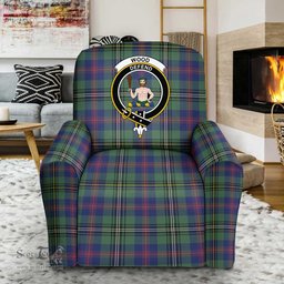 Scottish Wood Modern Clan Crest Tartan Sofa and Chair Slipcover