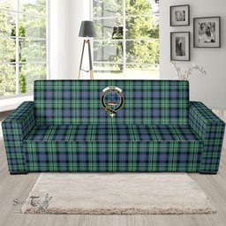 Scottish Rose Hunting Ancient Clan Crest Tartan Sofa and Chair Slipcover