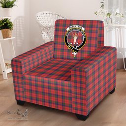 Scottish Robertson Modern Clan Crest Tartan Sofa and Chair Slipcover